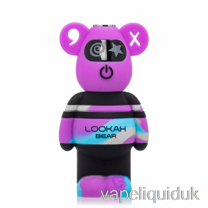 Lookah Bear 510 Battery Purple Tiedie Vape Liquid